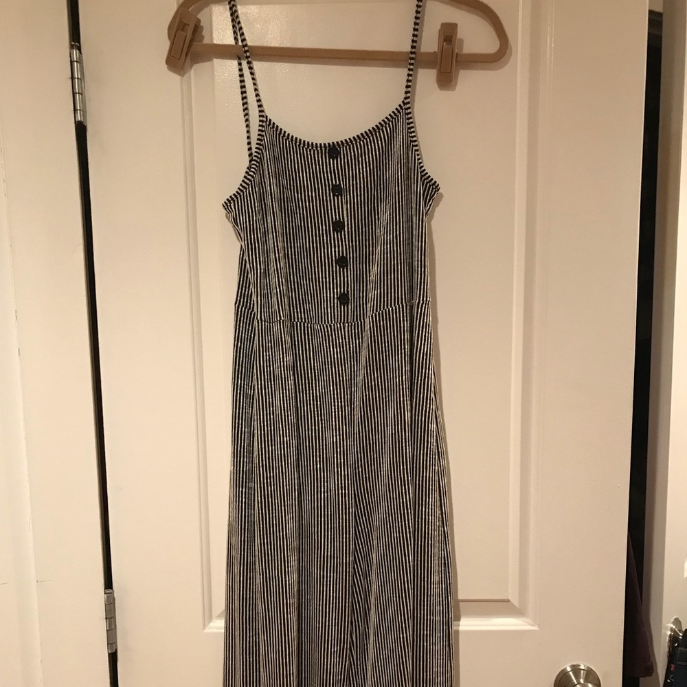 Soft, striped jumpsuit